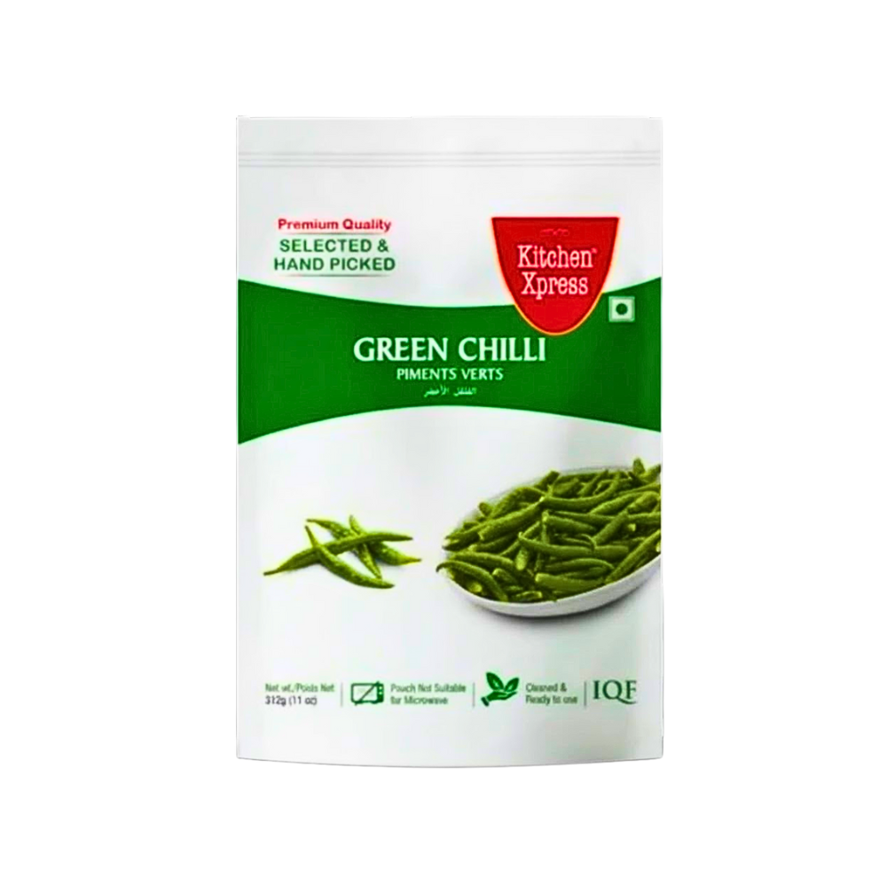 Buy Kitchen Xpress Frozen Green Chilli 312g online at the best price from FAIRMART.