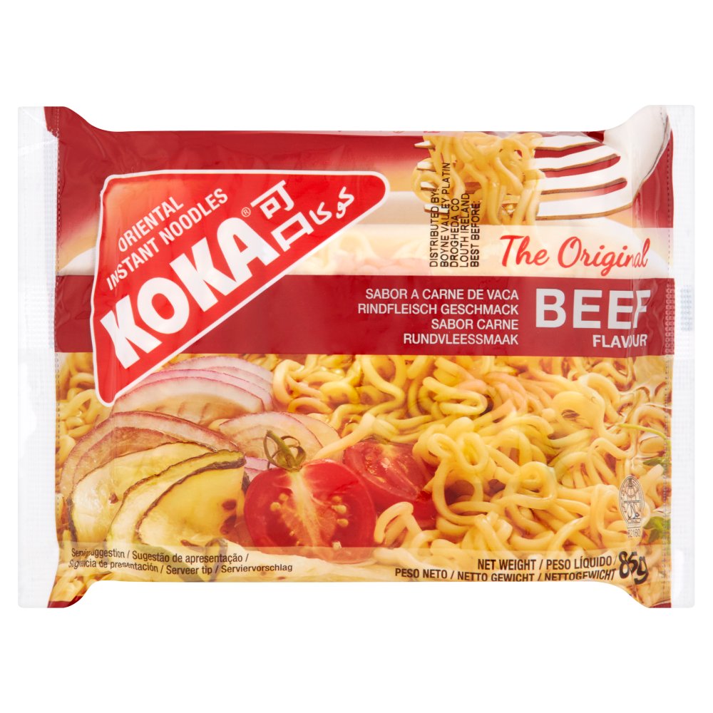 Koka Oriental Instant Noodles The Original Beef Flavour 85g