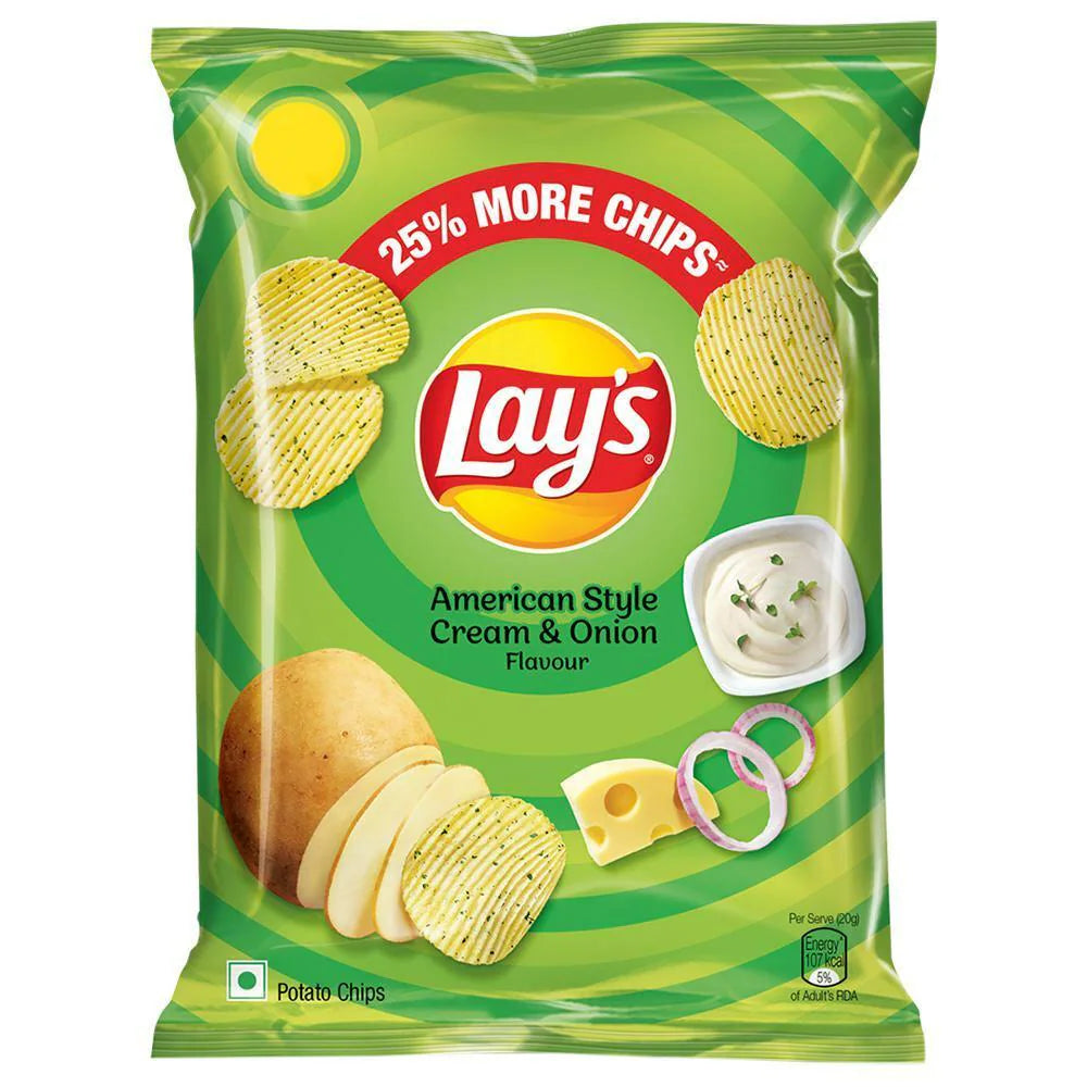 Lays American Style Cream & Onion 47g