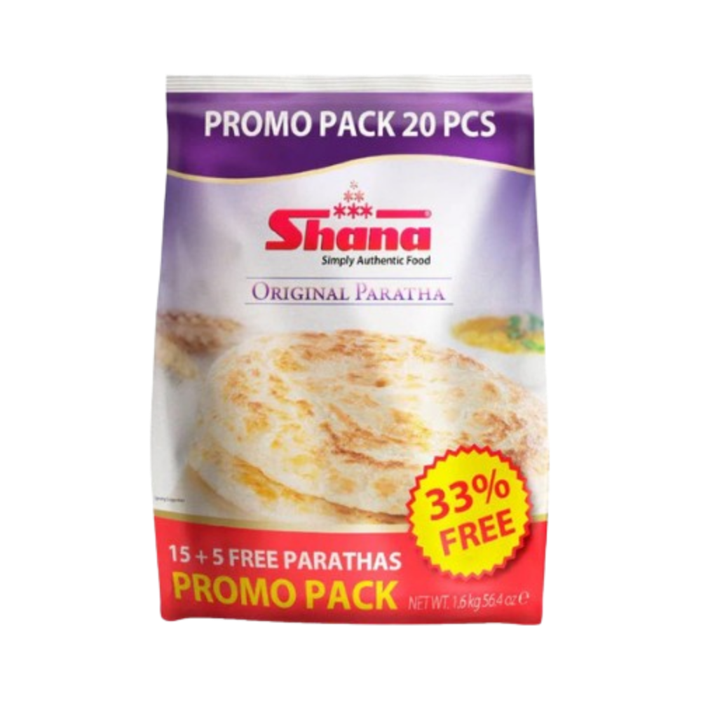 Shana Frozen Multipack Original Paratha 1600g (20Pcs)