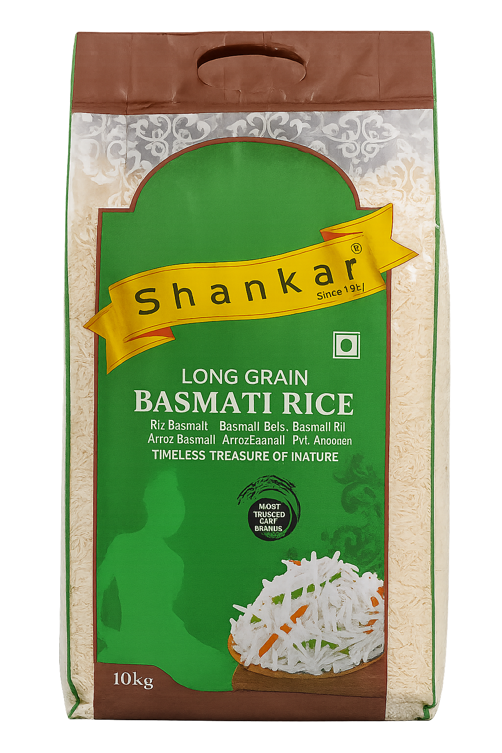 Buy Shankar Long Grain Basmati Rice 10kg Online in Fairmart UK