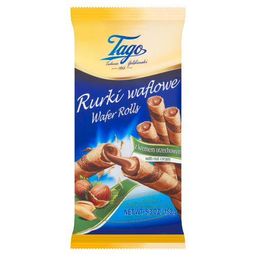 Tago Wafer Rolls With Nut Cream 150g