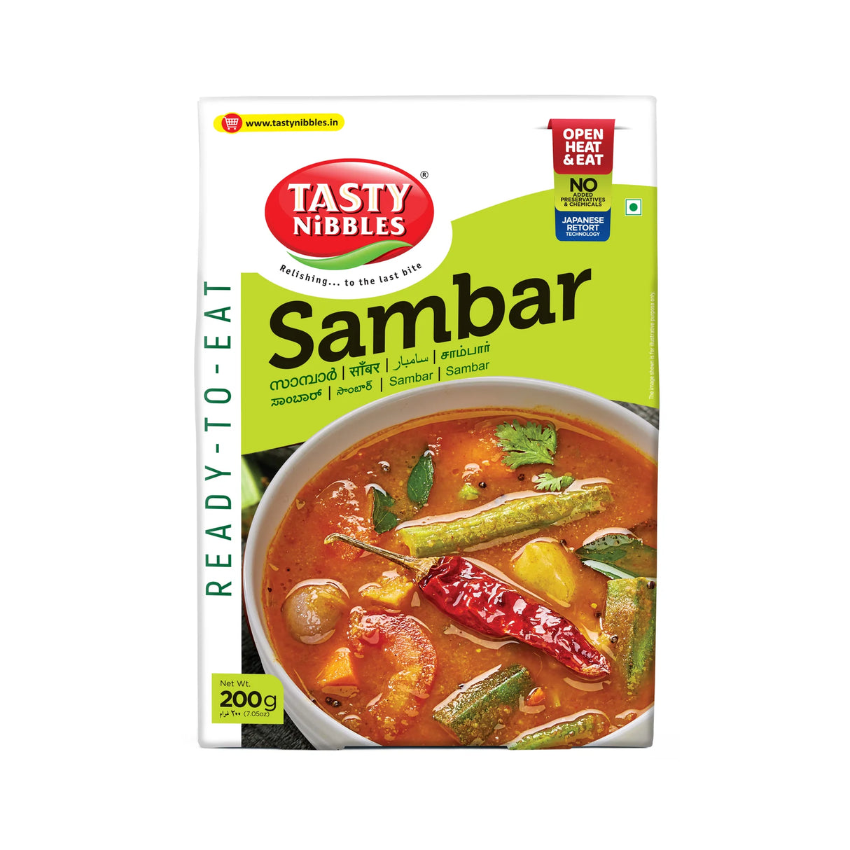 Buy Tasty Nibbles Frozen Sambar 280g online at the best price from FAIRMART.
