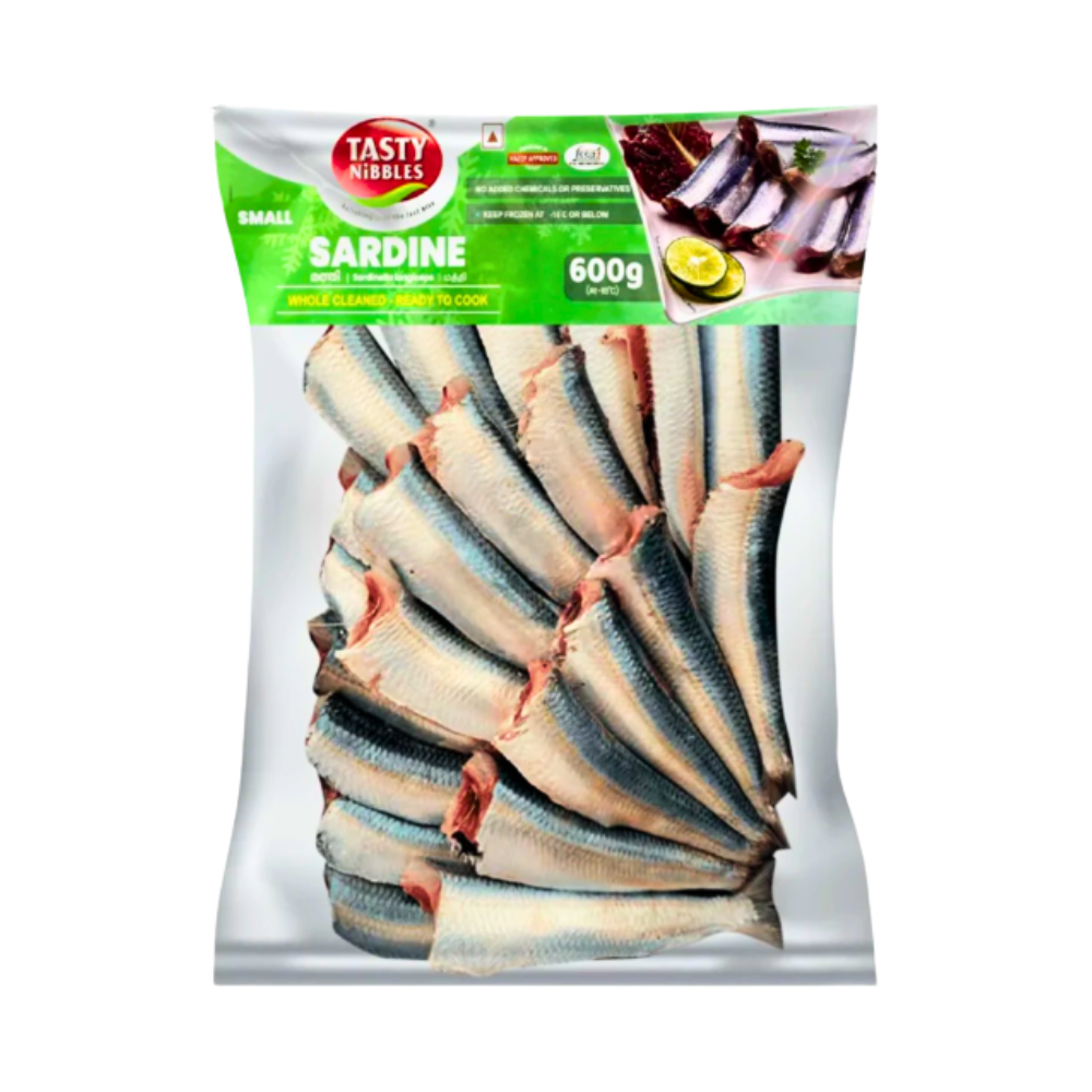 Buy Tasty Nibbles Frozen Sardine (Cleaned) 600g online at the best price from FAIRMART.