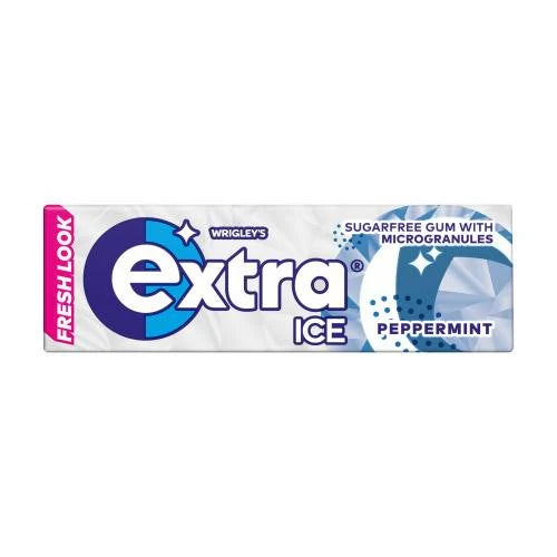 Wrigley's Extra Ice Peppermint Sugarfree Chewing Gum 10Pcs