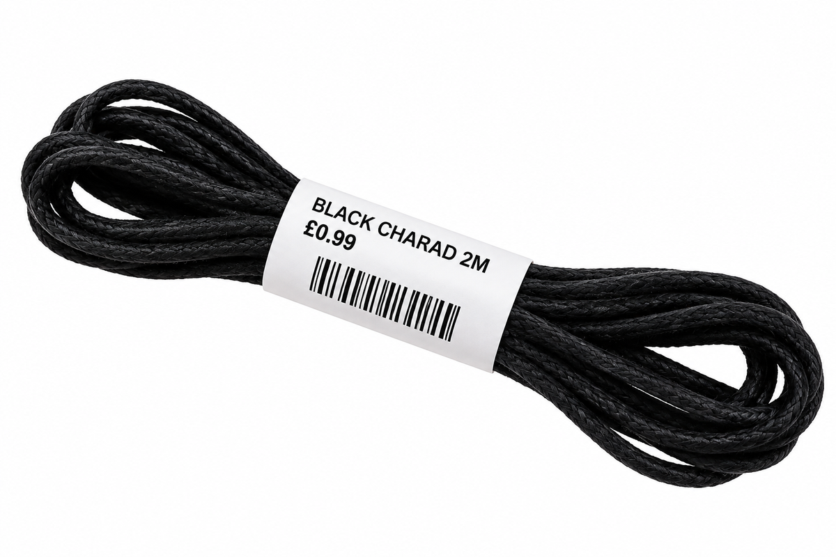 Sacred Black Cotton Charadu Thread (2-Meter)