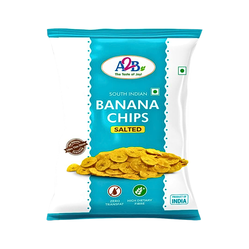 A2B Banana Chips Salted 100g