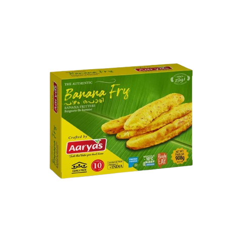 Buy Aaryas Frozen Banana Fry Family 908g online at the best price from FAIRMART and get delivered at your doorstep.