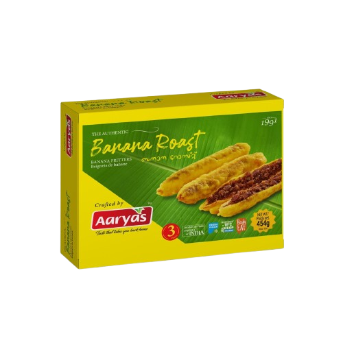 Buy Aaryas Frozen Banana Roast 454g online at the best price from FAIRMART and get delivered at your doorstep.
