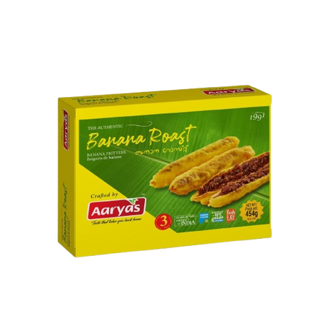 Buy Aaryas Frozen Banana Roast 454g online at the best price from FAIRMART and get delivered at your doorstep.