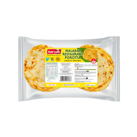 Buy Aaryas Frozen Malabar Restaurant Porota 2kg  online at the best price from FAIRMART.