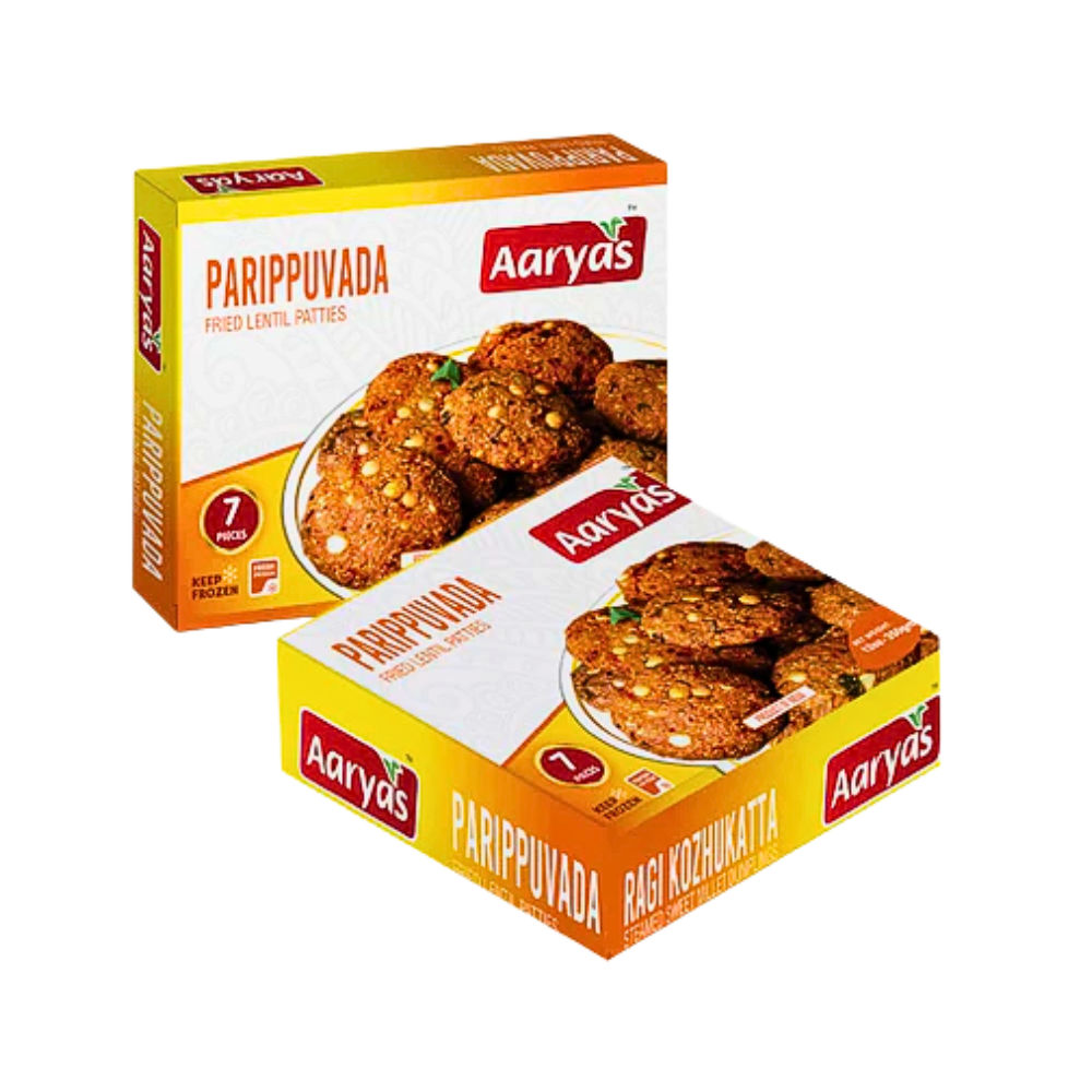 Buy Aaryas Frozen Parippuvada 1kg  online at the best price from FAIRMART.