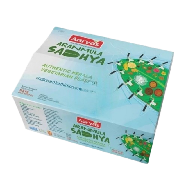 Buy Aaryas Frozen Aranmula Sadhya 5.5kg (Feast For 5) online at the best price from FAIRMART and get delivered at your doorstep.