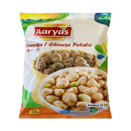 Buy Aaryas Frozen Boiled Chinese Potato (Koorka) 400g online at the best price from FAIRMART.