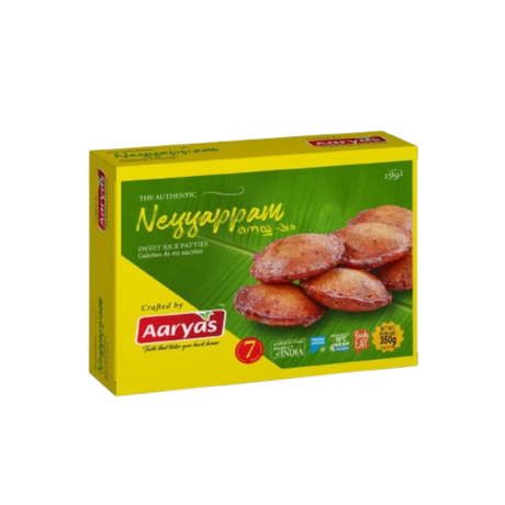 Buy Aaryas Frozen Neyyappam 350g online at the best price from FAIRMART.
