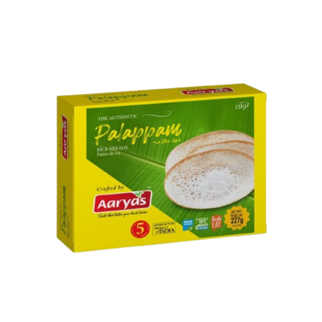 Buy Aaryas Frozen Palappam 227g online at the best price from FAIRMART.