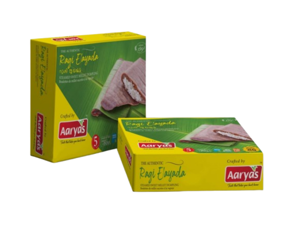 Buy Aaryas Frozen Ragi Elayada 454g online at the best price from FAIRMART 