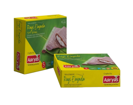 Buy Aaryas Frozen Ragi Elayada 454g online at the best price from FAIRMART 