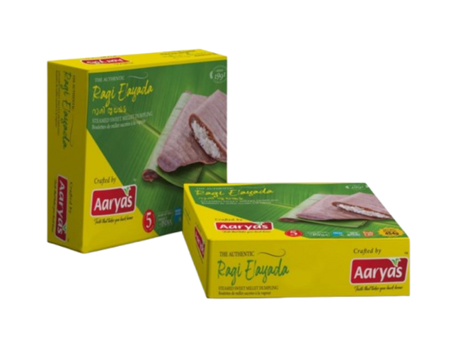 Buy Aaryas Frozen Ragi Elayada 454g online at the best price from FAIRMART 