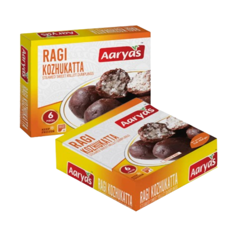 Buy Aaryas Frozen Ragi Kozhukkatta 454g online at the best price from FAIRMART.