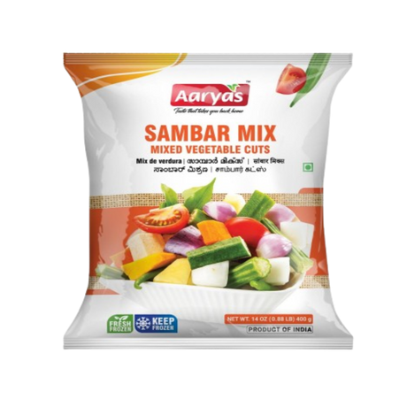 Buy Aaryas Frozen Sambar Mix 400g online at the best price from FAIRMART and get delivered at your doorstep.