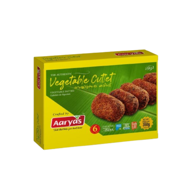 Buy Aaryas Frozen Vegetable Cutlet 350g online at the best price from FAIRMART.