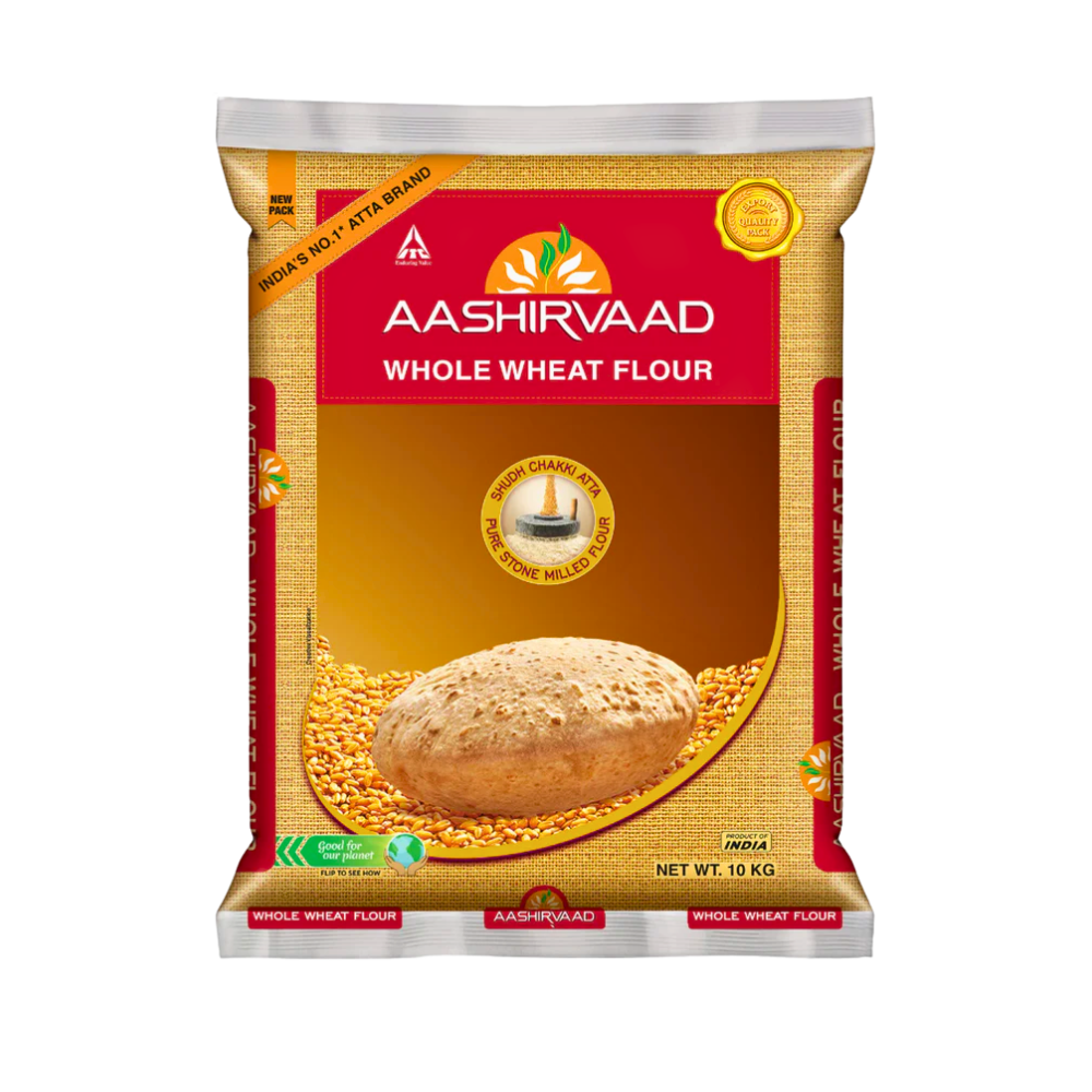 Aashirvaad Whole Wheat Atta 10kg