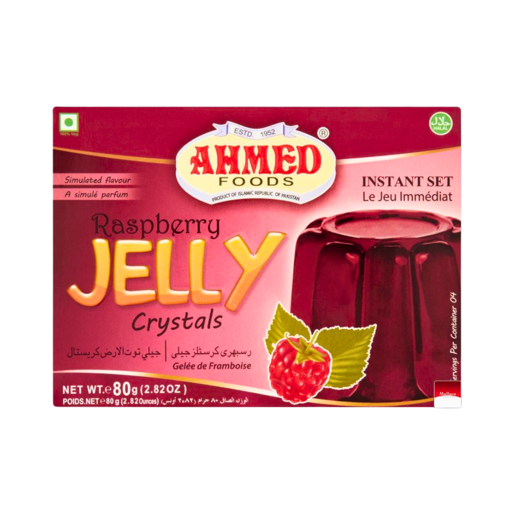 Ahmed Raspberry Jelly Crystals 70g