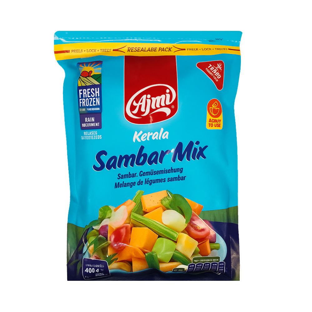 Buy Ajmi Frozen Kerala Sambar Mix 400g online at the best price from FAIRMART.