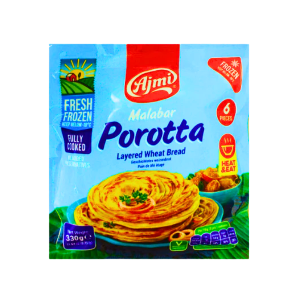 Buy Ajmi Frozen Malabar Porotta 330g online at the best price from FAIRMART.