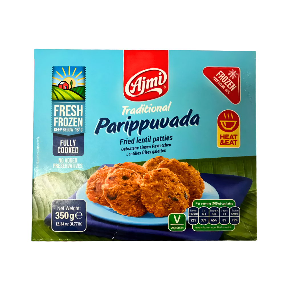 Buy Ajmi Frozen Parippuvada 350g online at the best price from FAIRMART.