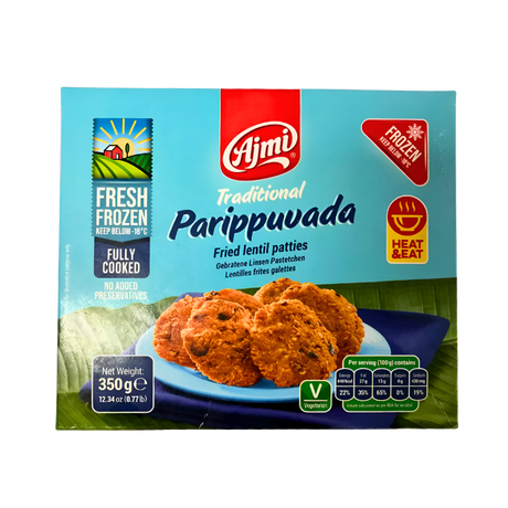Buy Ajmi Frozen Parippuvada 350g online at the best price from FAIRMART.
