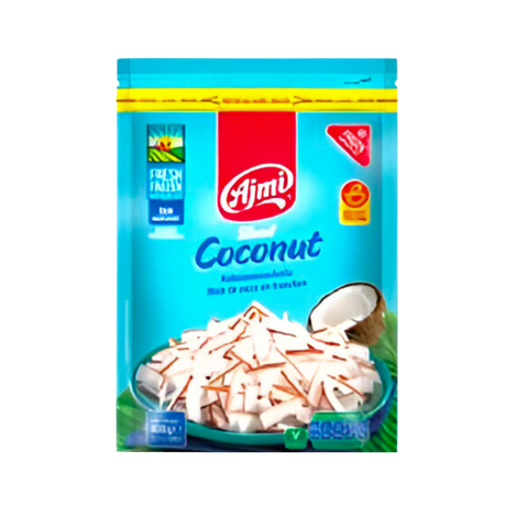 Buy Ajmi Frozen Sliced Coconut 400g online at the best price from FAIRMART.
