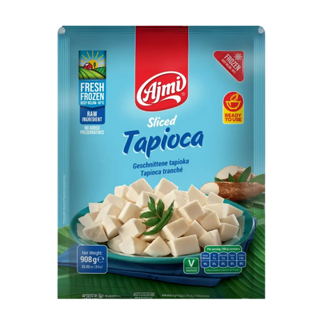 Buy Ajmi Frozen Sliced Tapioca (cassava) 908g online at the best price from FAIRMART.