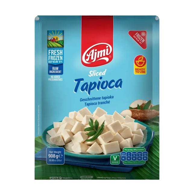 Buy Ajmi Frozen Sliced Tapioca (cassava) 908g online at the best price from FAIRMART.