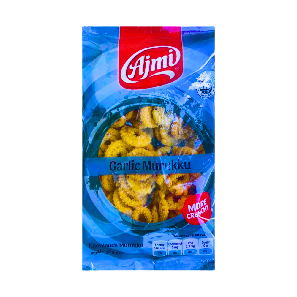 Buy Ajmi Garlic Murukku 250g online at the best price from FAIRMART