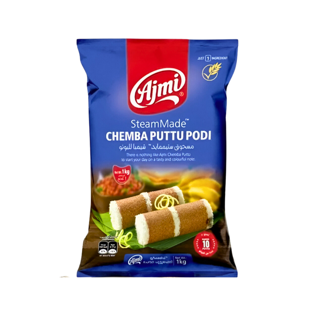 Buy Ajmi Steam Made Chemba Puttu Podi 1kg online at the best price from FAIRMART.