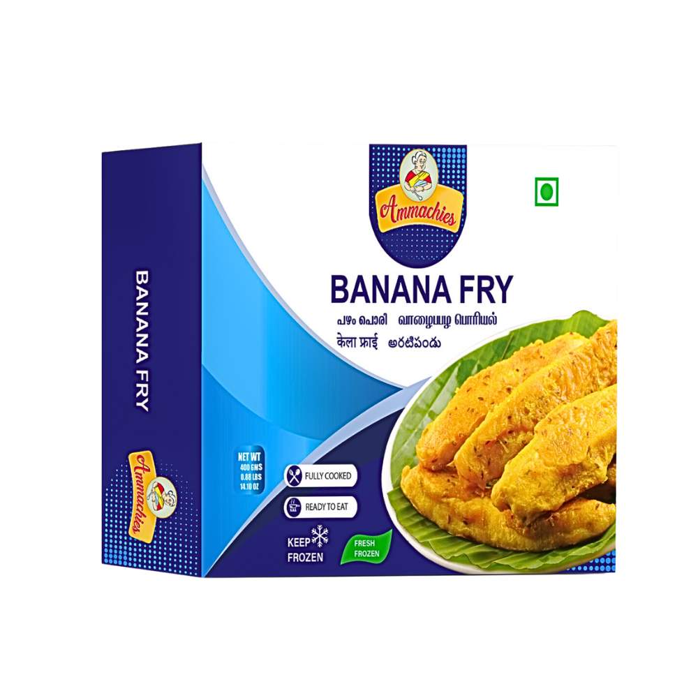 Buy Ammachies Frozen Banana Fry 1kg  online at the best price from FAIRMART.