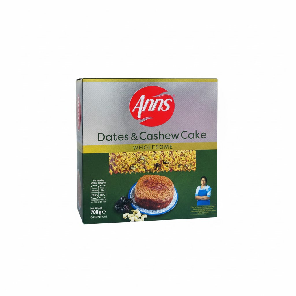 Anns Dates & Cashew Cake 700g