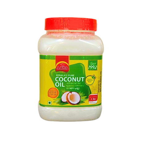 Buy Arya Foods Coconut Oil 1Ltr  online at the best price from FAIRMART.