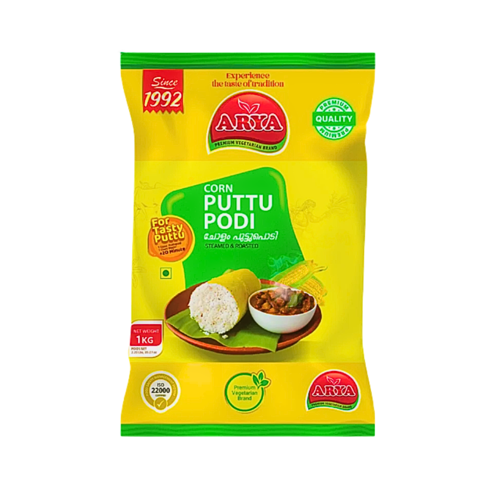 Buy Arya Foods Corn Puttu Podi 1kg  online at the best price from FAIRMART.