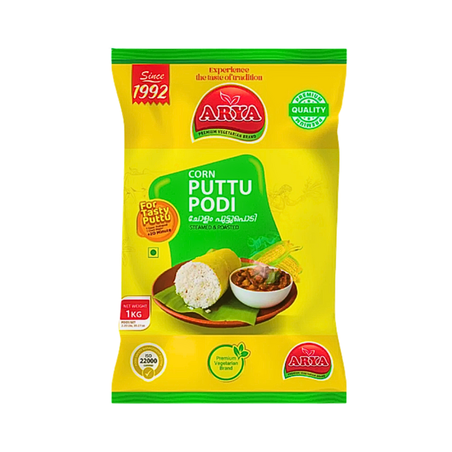 Buy Arya Foods Corn Puttu Podi 1kg  online at the best price from FAIRMART.