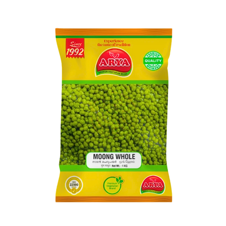 Buy Arya Foods Moong Whole 1kg  online at the best price from FAIRMART.
