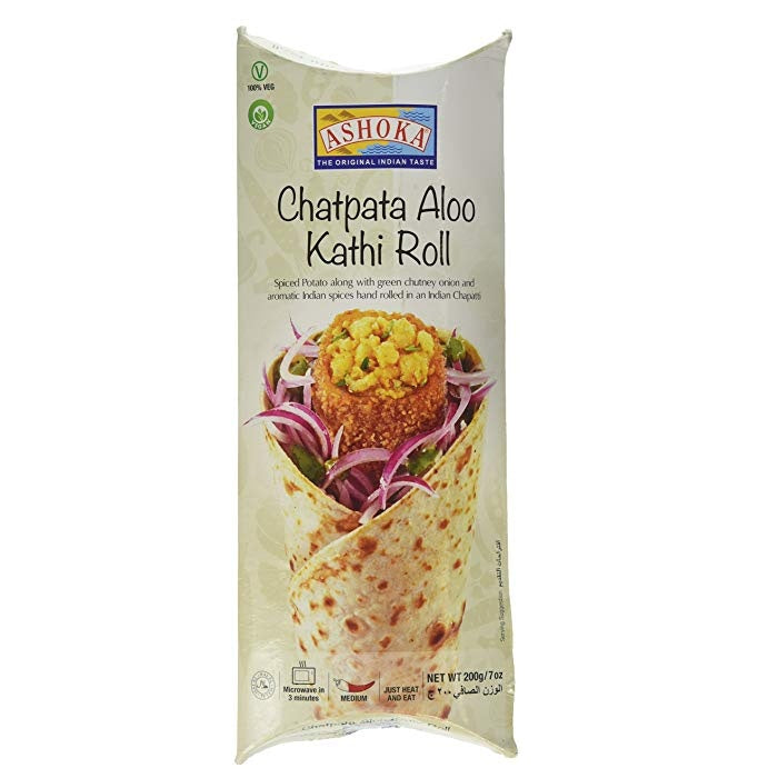 Ashoka Frozen Chatpata Aloo Kathi Roll 200g