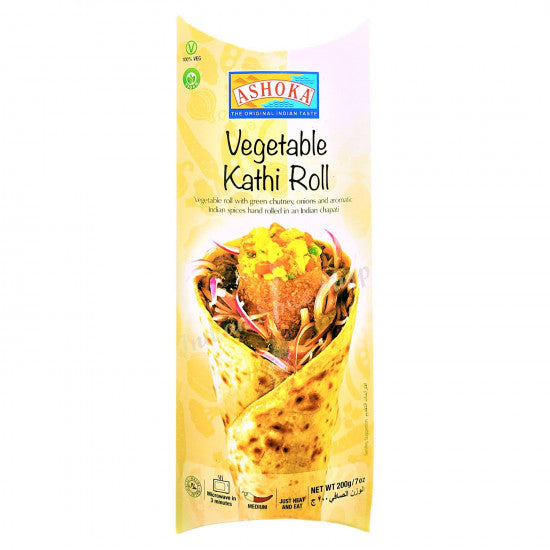 Ashoka Frozen Vegetable Kathi Roll 200g