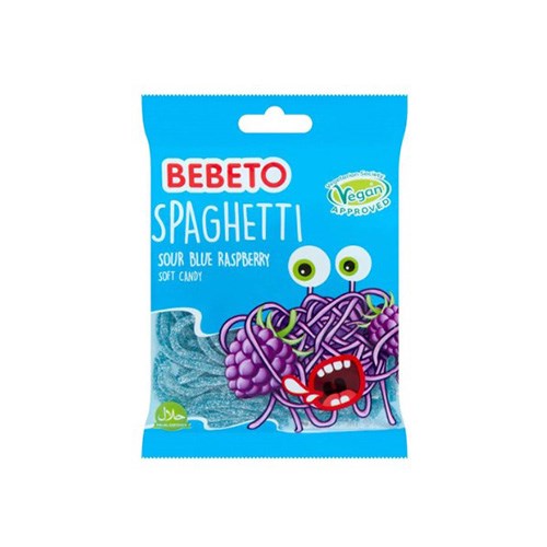 Bebeto Spaghetti Blue Raspberry 80g