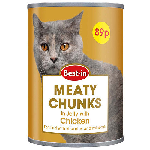 Best In Meaty Chunks In Jelly With Chicken 400g