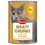 Best In Meaty Chunks In Jelly With Chicken 400g