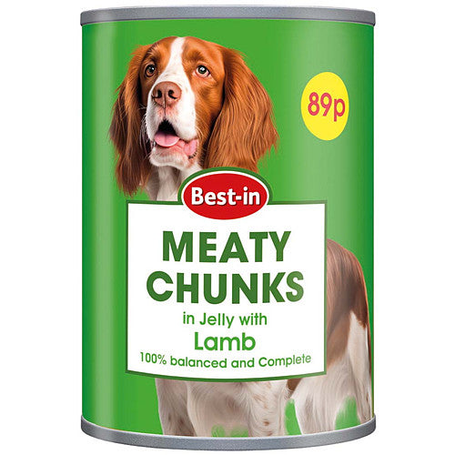 Best In Meaty Chunks In Jelly With Lamb 400g