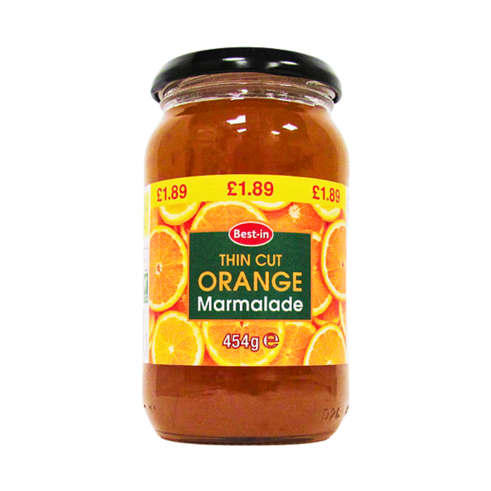 Best In Thin Cut Orange Marmalade Jam 454g